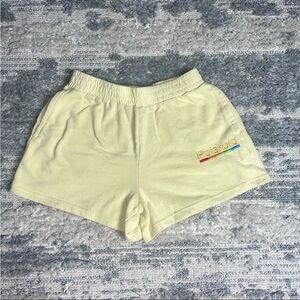Rare! Polaroid Soft Lounge Sweat Shorts Hi Waist Cozy S/M